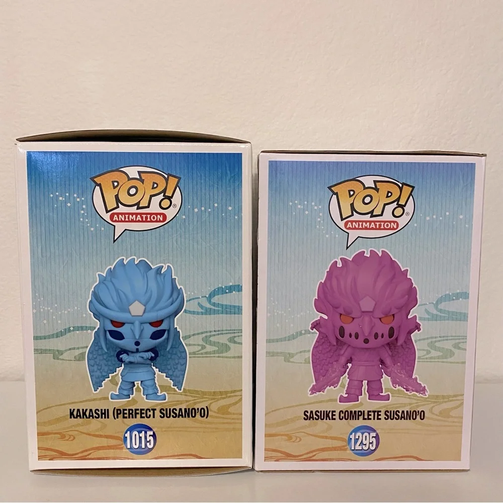 Sasuke Complete Susano’o & Kakashi Perfect Susano’o 6” Pop! Set [1015 & 1295] - Picture 3 of 10